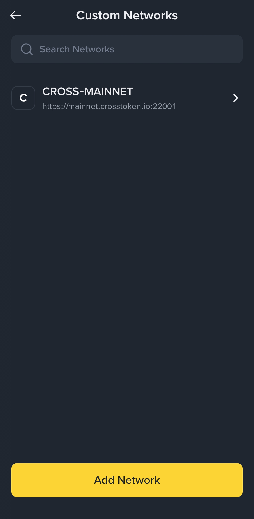 Binance Wallet setup step 3