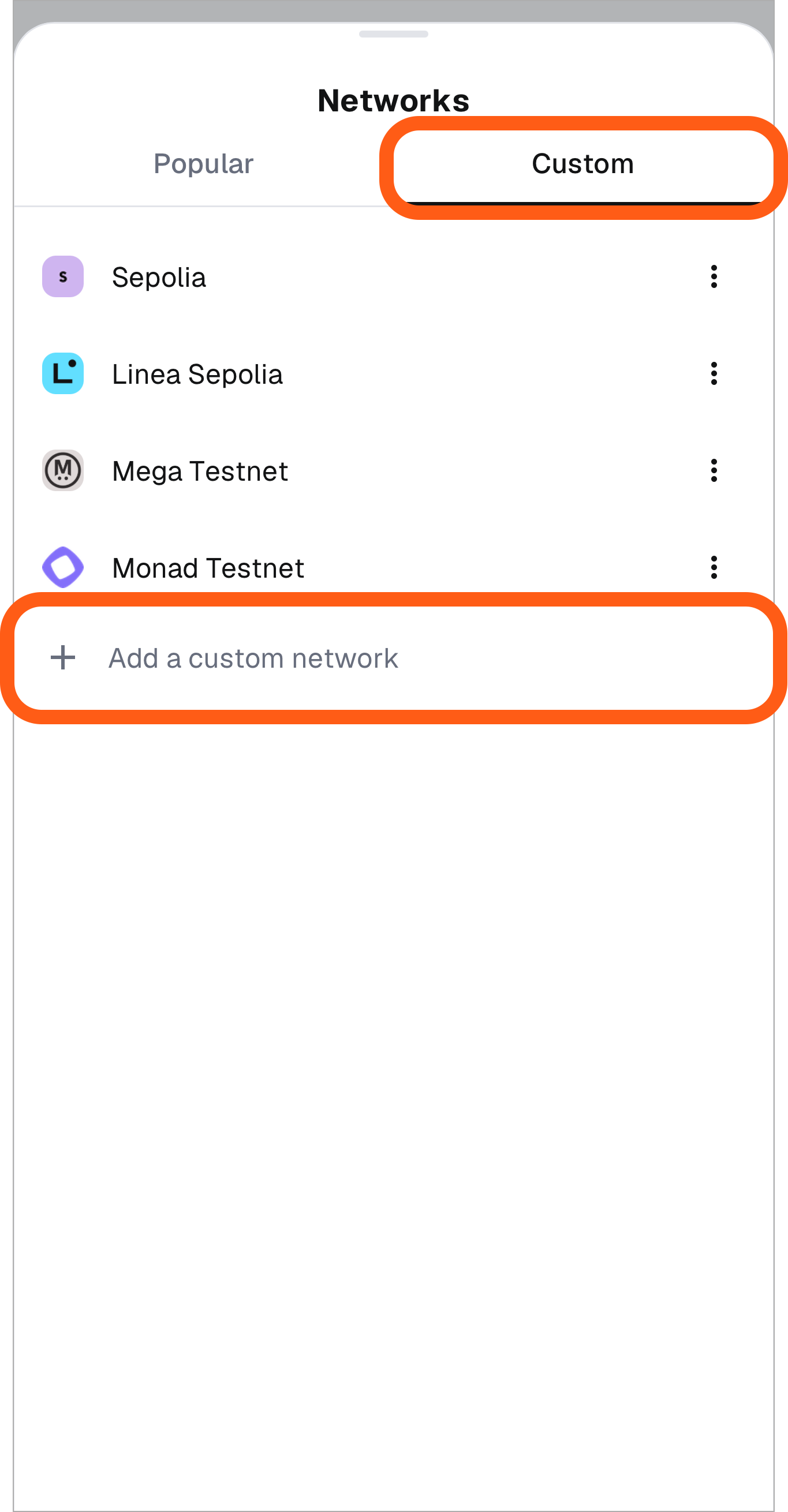 MetaMask app setup step 2